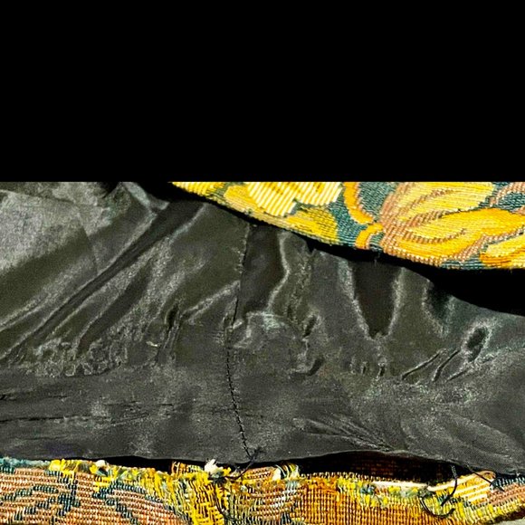 ▪️VTG▪️HANDMADE▪️1980's Floral Embroidered Tapestry Bolero Jacket - Picture 5 of 5